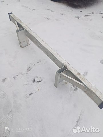 Брус противоподкатный аллюминевый на JAC