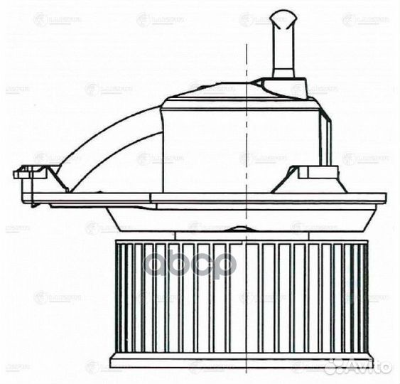 Вентилятор отоп. LFh 1509 luzar