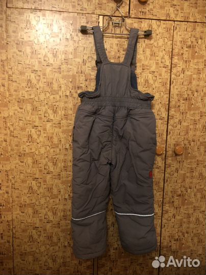 Полукомбинезон и жилет на меху(овчина) 98 рост