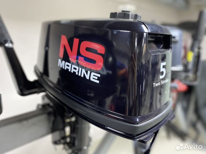 Лодочный мотор NS Marine (Ниссан Марин) 5 л.с. Б/У