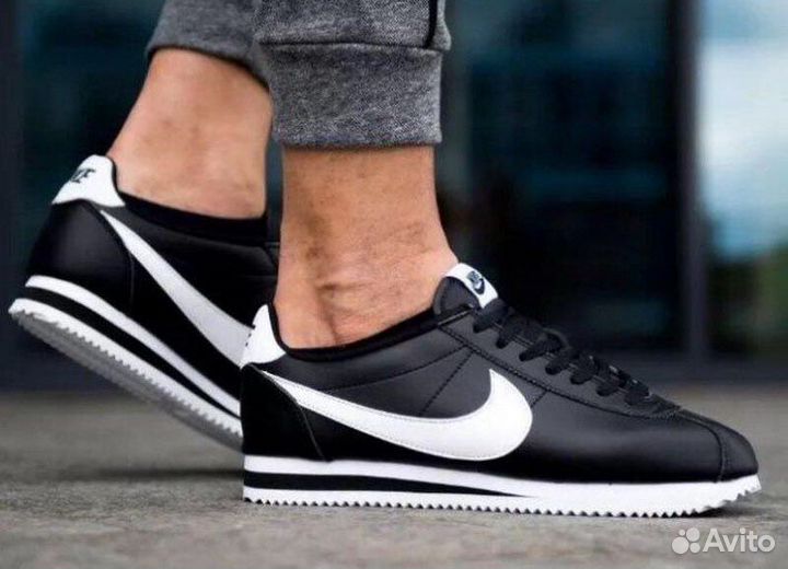 Новые Кроссовки Найк Cortez. Кожа (39-46)