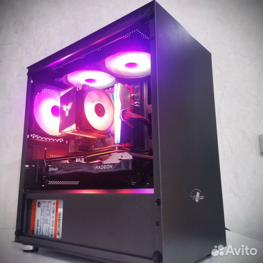 Новый игровой компьютер Intel 12100F RX 6600
