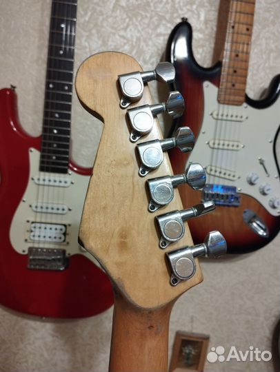 Fender stratocaster custom, Корея релик винтаж90е