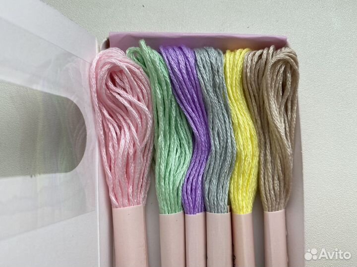 Набор ниток мулине 6 шт