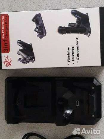 Зарядка для геймпада ps4 и ps3