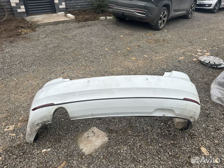 Задний бампер на volkswagen polo 5