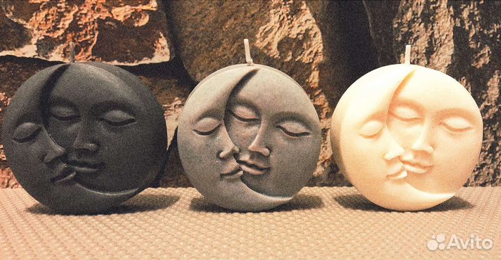 Интерьерные свечи ручной работы