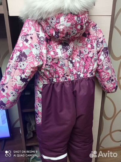 Зимний комбинезон для девочки 104