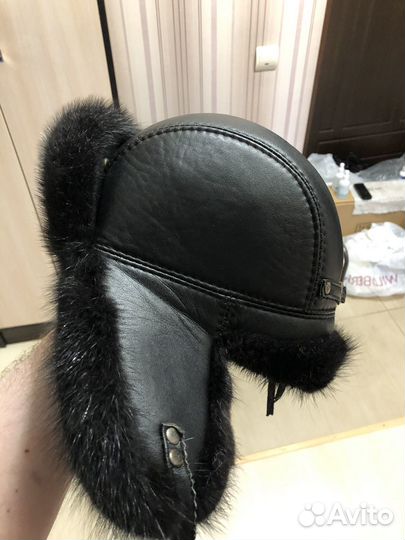 Шапка ушанка мужская