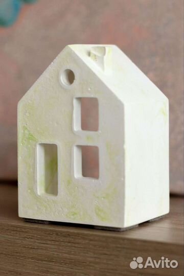 Сканди Домик подсвечник ручная работа