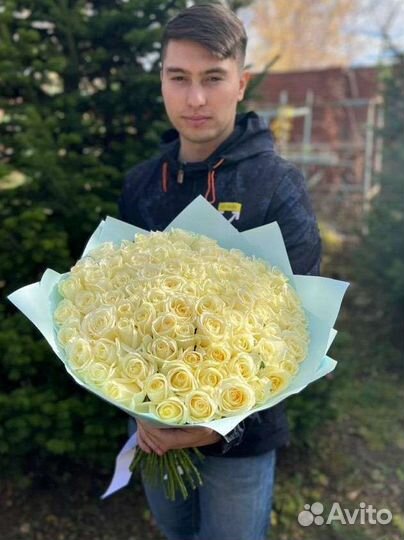 Белая роза оптом