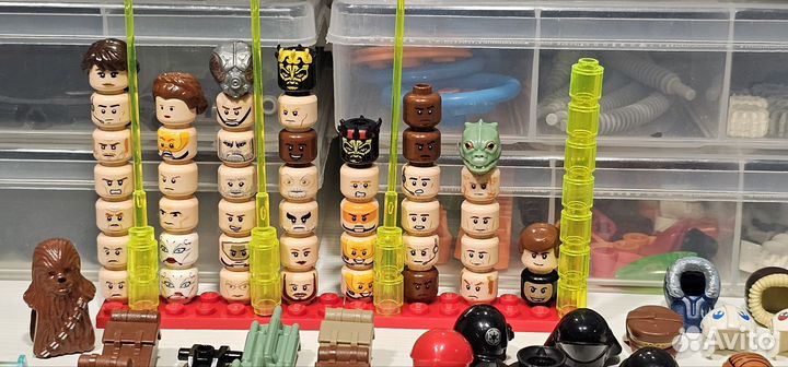 Лего Star Wars минифигурки поштучно детали