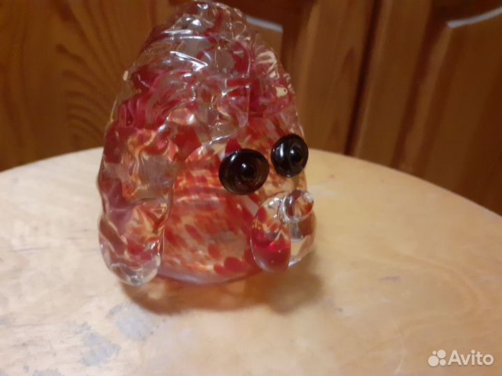 Пудель из стекла времен СССР