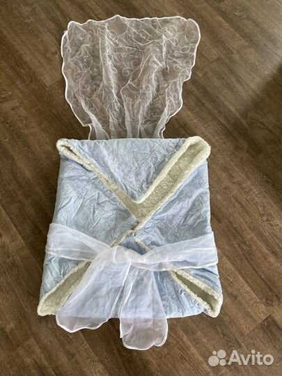 Конверт кокон на выписку