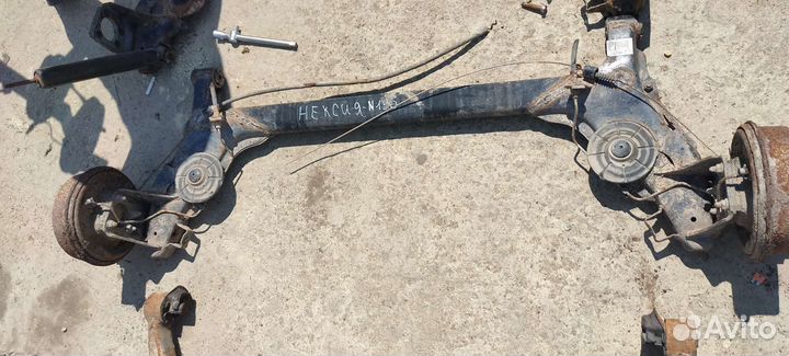 Балка задняя daewoo nexia в сборе