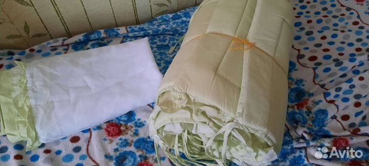 Бортики в кроватку и балдахин