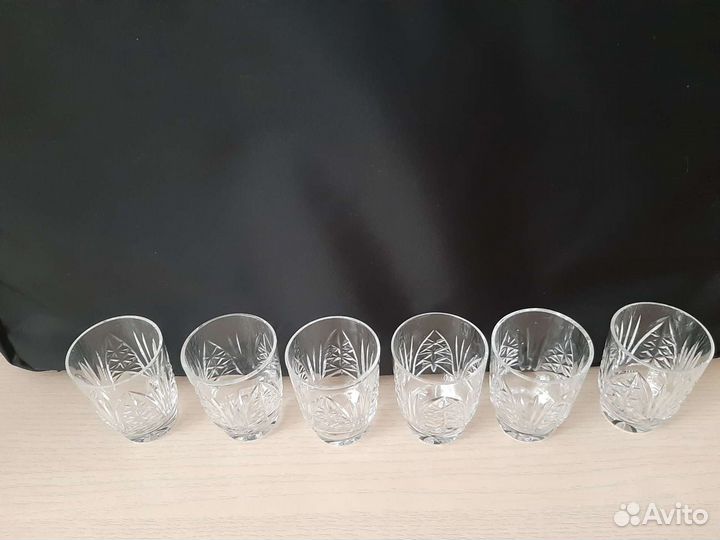 Стопки хрустальные СССР