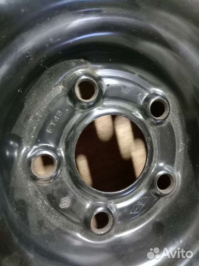 Диски 4шт 15x6.5 на Renault megan III/ Nissan