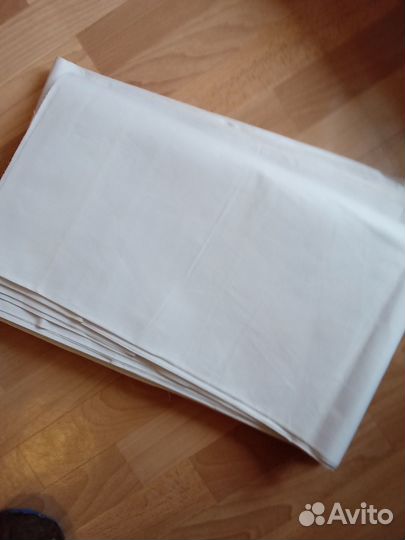 Ткань полотно белое плотное 1,24х7,60 и 1,24х7,90