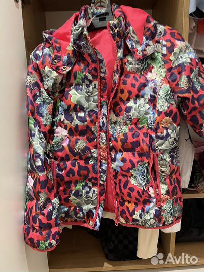 Демисизонная куртка для девочки adidas