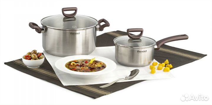 Набор посуды Rondell RDS-1507 стальной