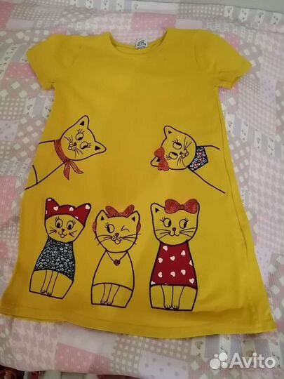 Вещи пакетом на девочку пакетом, разм 122-128р