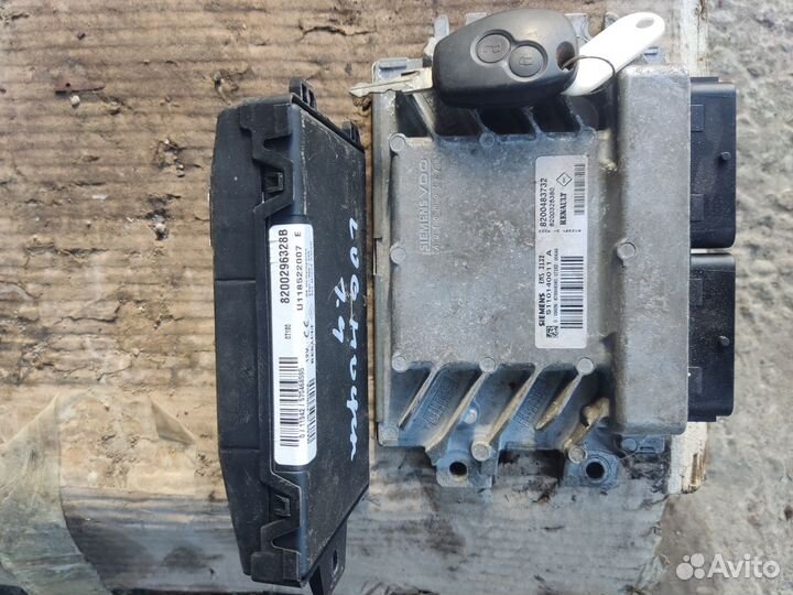 Комплект эбу логан 1.4