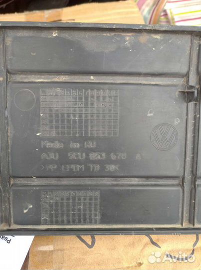 Зимняя накладка на решетку радиатора wv jetta рест