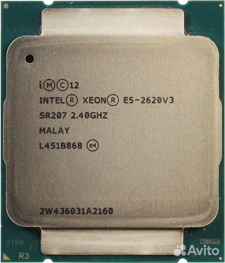 Процессор Intel Xeon E5 2620 v3 6/12 / 2011