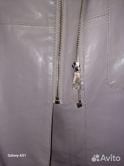 Полупальто женское экокожа