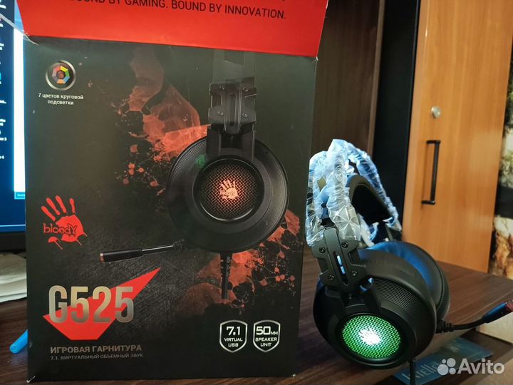 A4Tech Игровые наушники с микрофоном