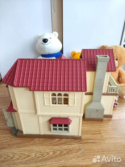 Sylvanian Families дом + мягкие игрушки