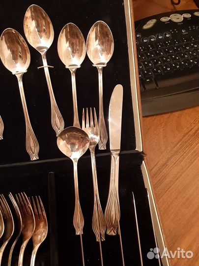 Набор столовых приборов мельхиор СССР