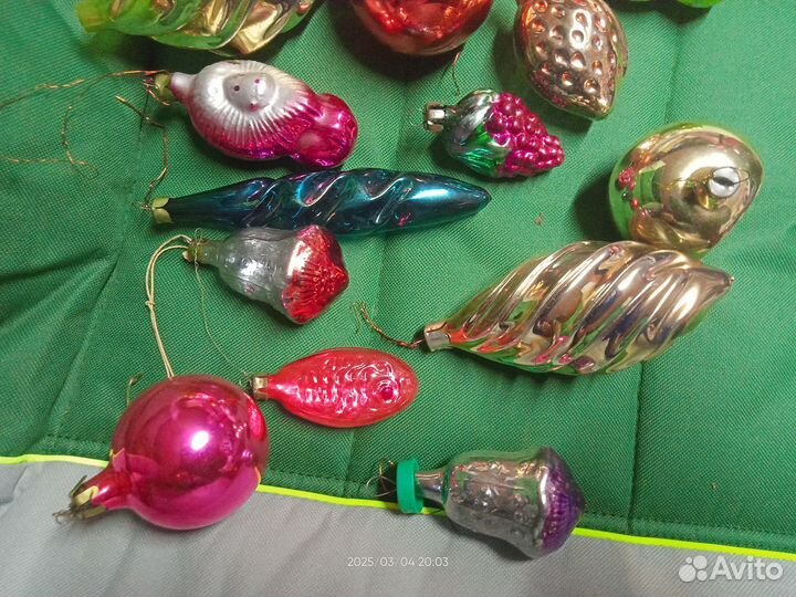 Елочные игрушки СССР одним лотом