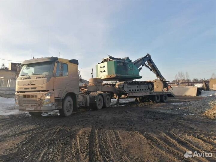Аренда спецтехники грузоперевозки тралом