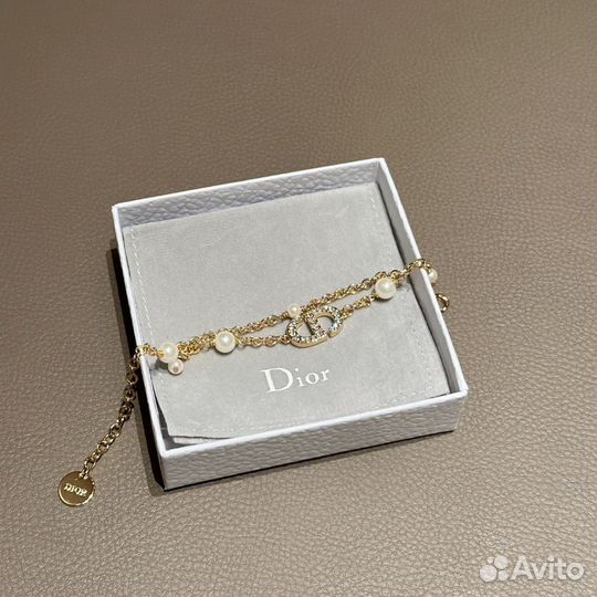 Christian Dior браслет с жемчугом