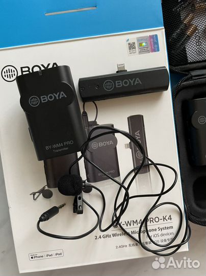 Беспроводная система микрофонов boya BY-WM4 PRO-K4
