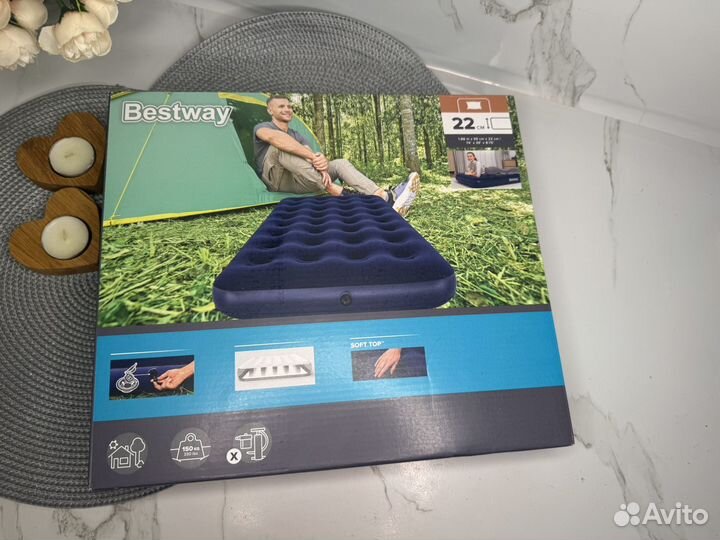 Надувной матрас Новый 188*99*22 CM Bestway 67001