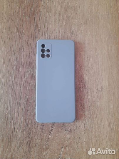 Чехол Samsung а51 серый
