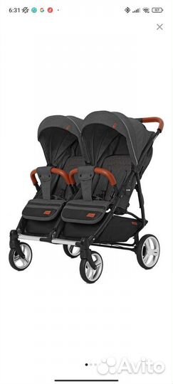 Прогулочная коляска для двойни carrello Connect