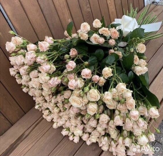 101 Кустовая Роза. Букеты. Цветы с Доставкой