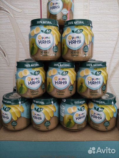 Детское питание пюре фруктовое