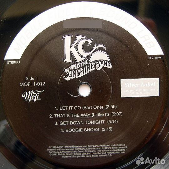 KC & The Sunshine Band (1 LP)