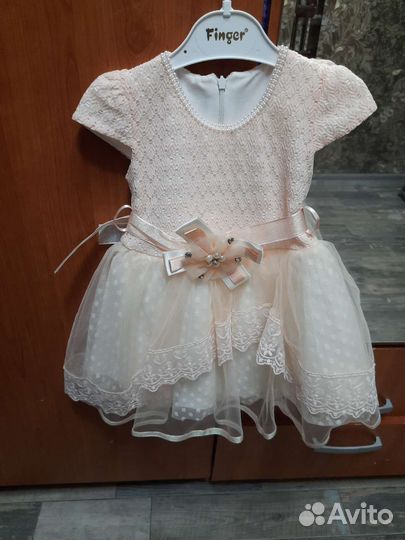 Платье для девочки 92