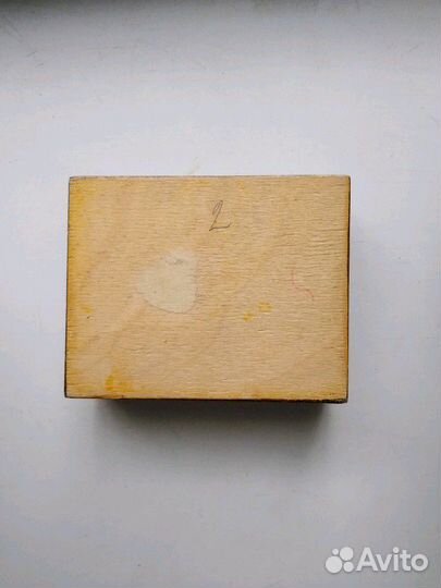 Деревянная шкатулка СССР винтаж
