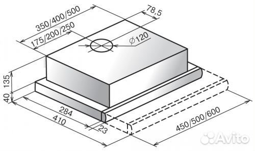Вытяжка elikor Интегра 45 крем/крем