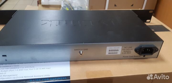 Коммутатор D-Link DES-1210-28/C2A 24x100Mb 4G неко
