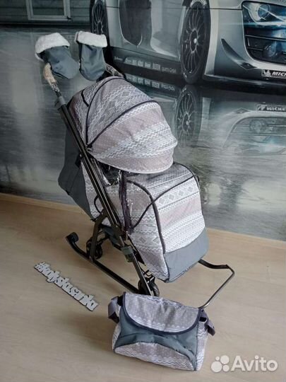 Новые Санки-коляска