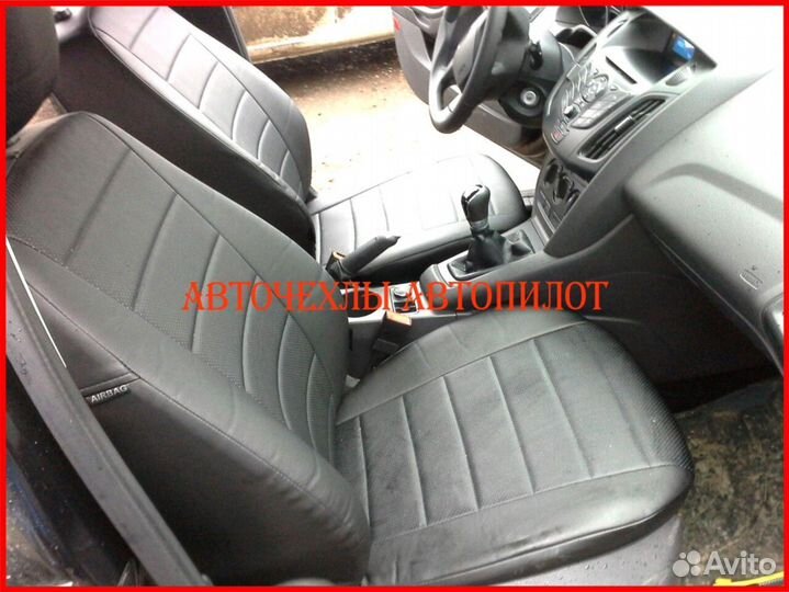 Чехлы Автопилот Ford EcoSport из экокожи чёрные