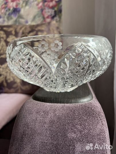 Салатник хрустальный